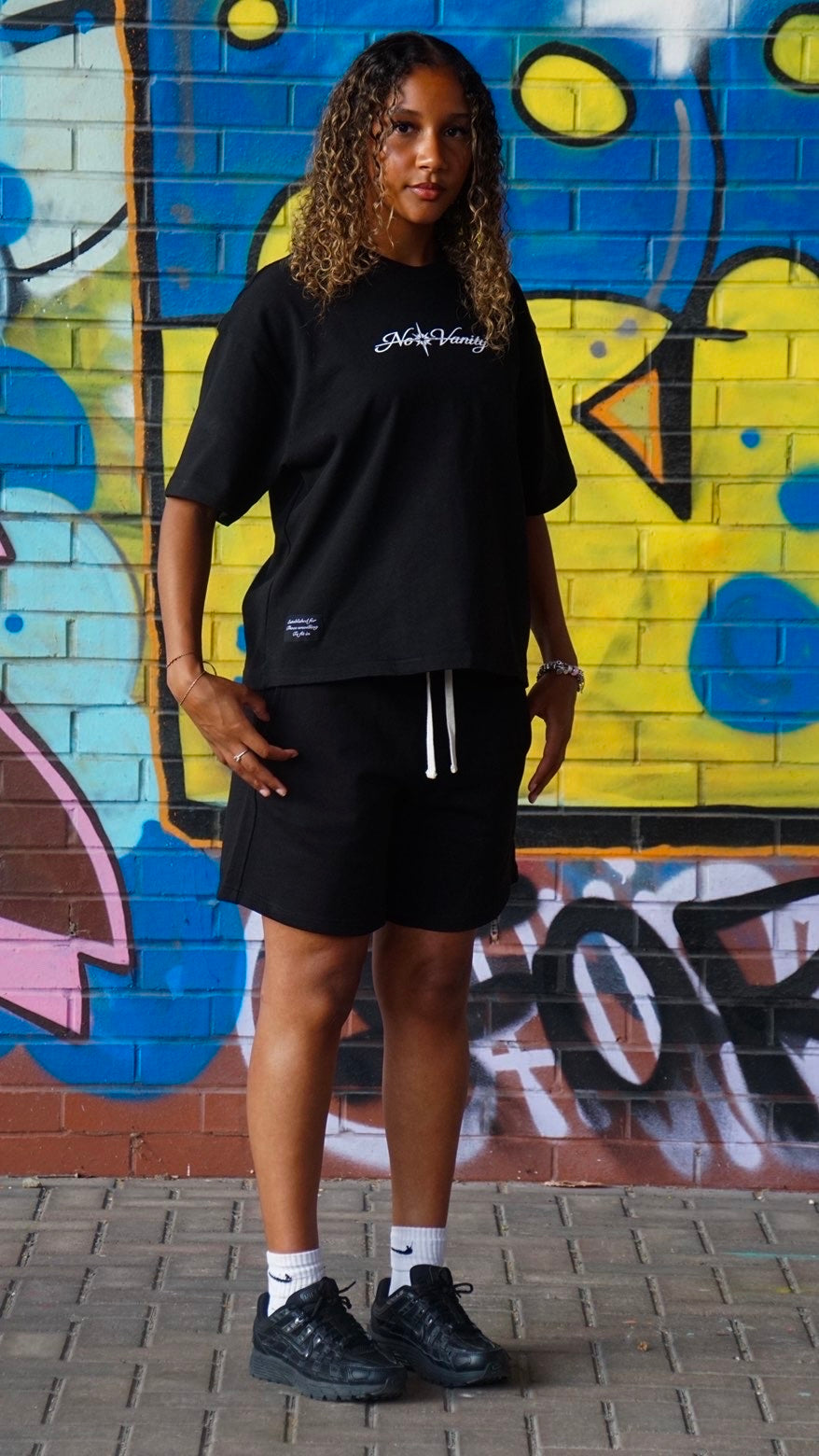 Black boxy cropped top